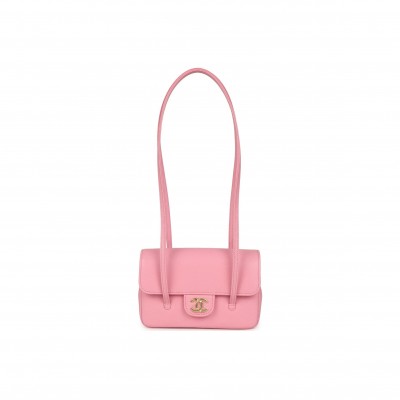 CHANEL MINI CLUTCH WITH LEATHER STRAP AP5068 (17*11.5*5cm) 